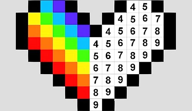 संख्याओं के आधार पर रंग