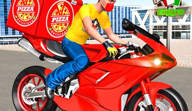 Entrega de Moto Pizza