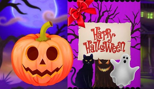 Счастливого Хэллоуина - принцесса дизайнер открыток