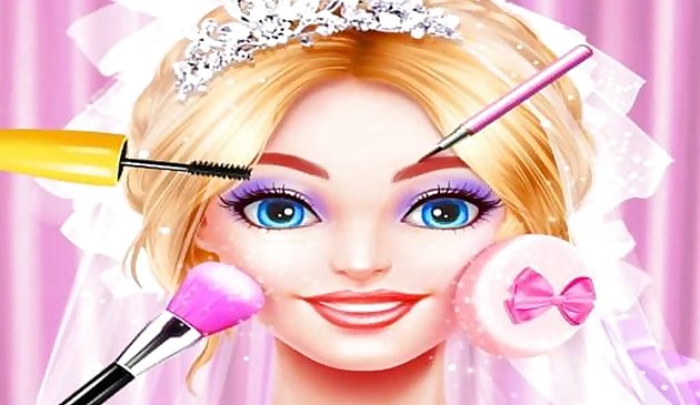 Jeux de maquillage de princesse: Jeux d’artiste de mariage pour Gi