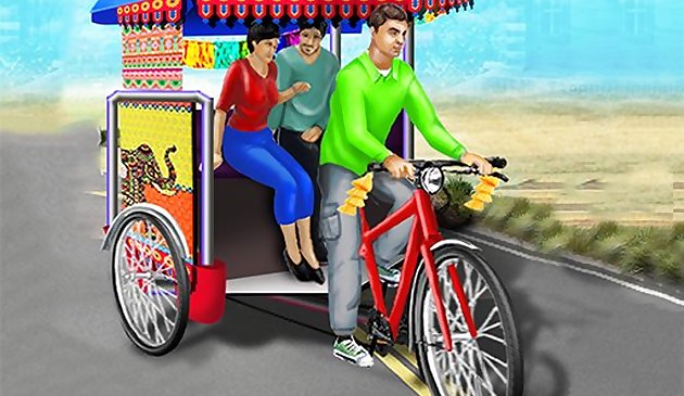 Fahrrad Rikscha Simulator