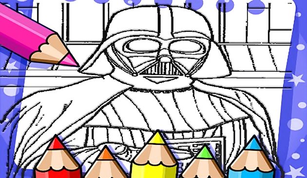 Darth Vader Coloring বই