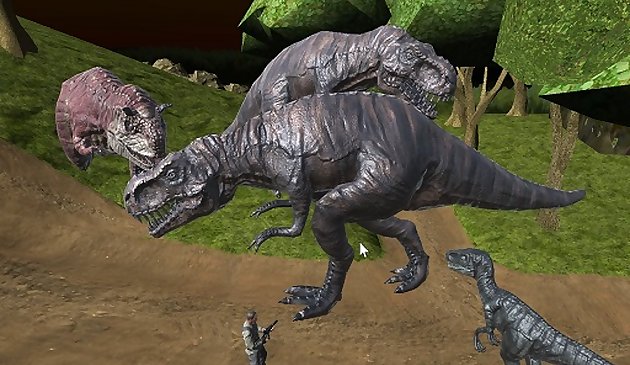 Hatinggabi multiplayer dinosauro mangangaso