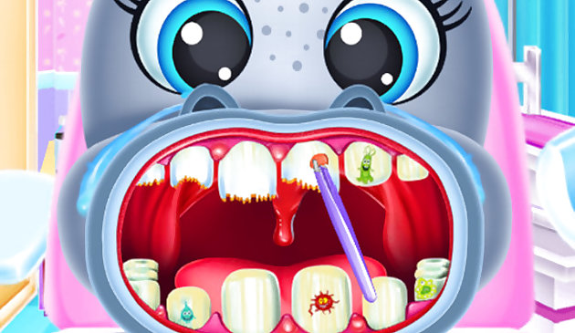 아기 하마 치과 치료