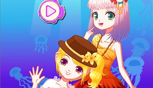Mermaid Princess Dress Up Salon - free online game