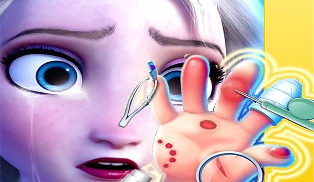 Elsa Hand Doctor - लड़कियों के लिए मजेदार खेल ऑनलाइन