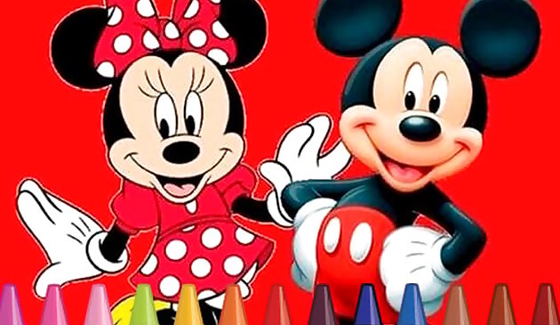 Mickey Mouse Färbung
