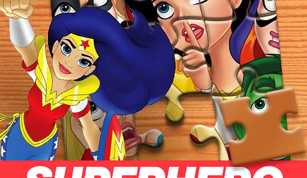 DC الأبطال الخارقين الفتيات بانوراما اللغز