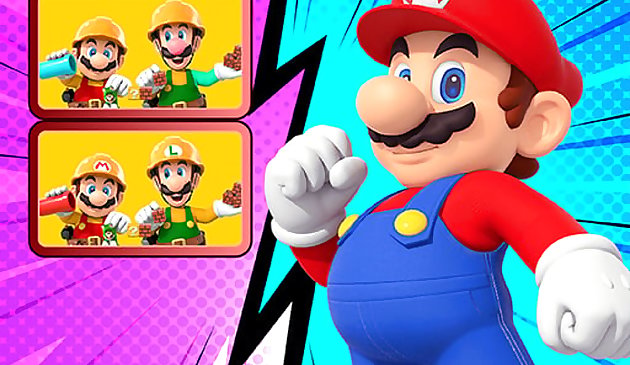 Super Mario Differences Puzzle
