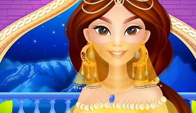अरेबियन राजकुमारी ड्रेस अप गेम लड़की के लिए