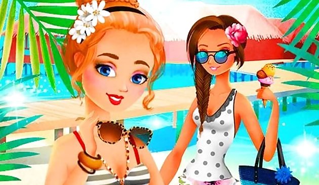 Urlaub Sommer Dress Up Spiel für Mädchen