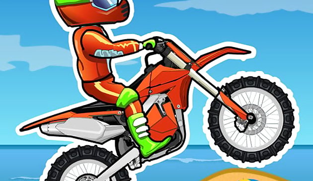 摩托X3M自行车比赛游戏 - 比赛
