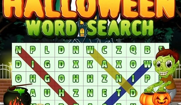 Halloween Wörter Suche