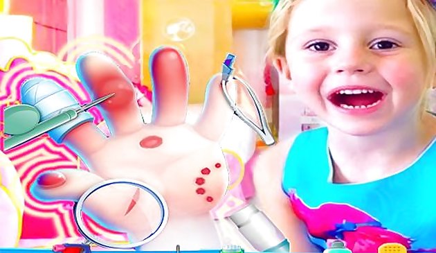 Nastya Hand Doctor Trò chơi thú vị dành cho trẻ em gái trực tuyến
