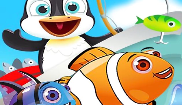 儿童鱼游戏 |拖网企鹅游戏