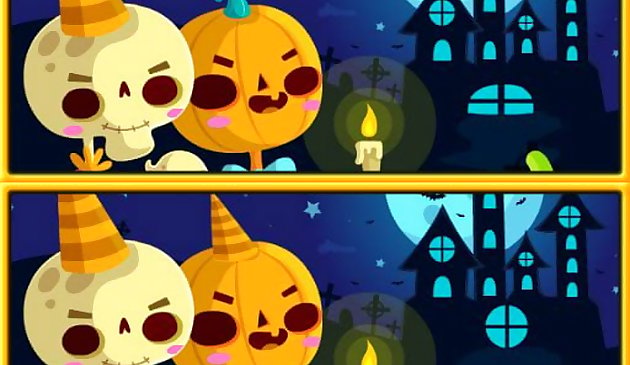 Encontre diferenças Halloween