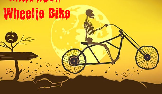 Sepeda Wheelie Halloween