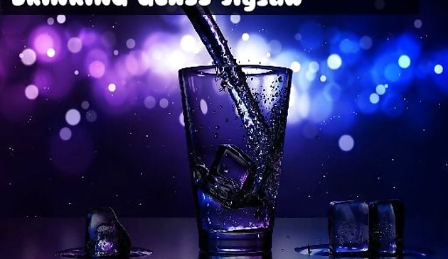Scie sauteuse en verre à boire