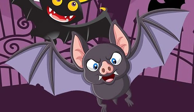 Pipistrelli nascosti spaventosi di mezzanotte
