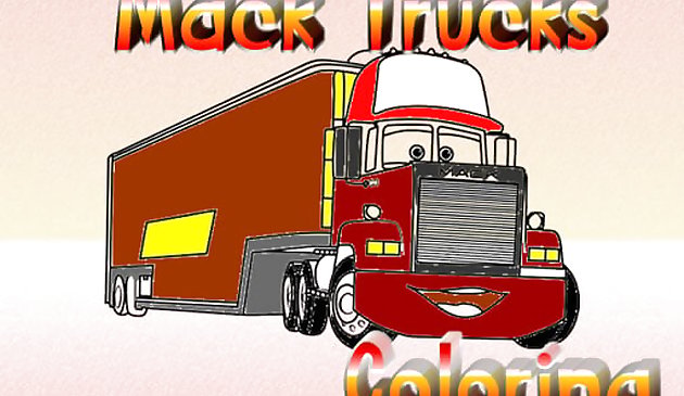 Mack xe tải tô màu