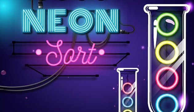 Neon Sort Puzzle - Permainan Sortir Warna