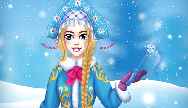 Снегурочка русская Ледяная принцесс