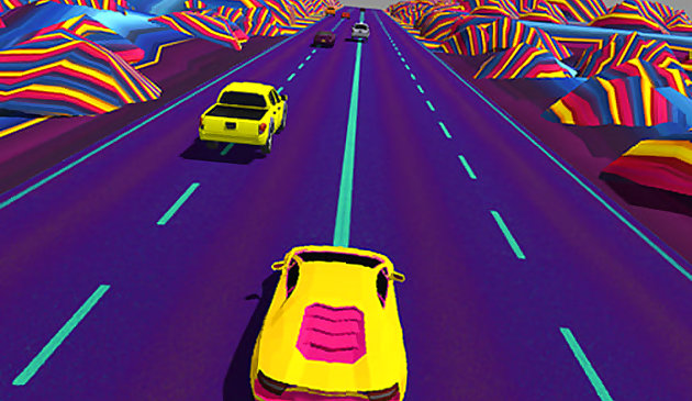 Neon Race Drift Retrô