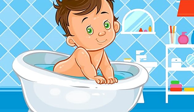 Bebê Bath Jigsaw