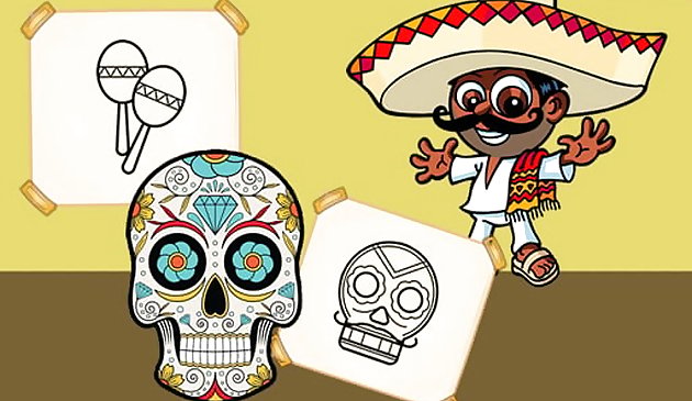 Сумасшедший мексиканец книжка-раскраска