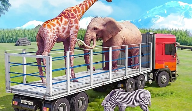 Вождение грузовика транспорт животных