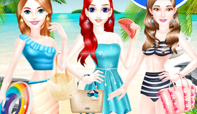 Thời trang cô gái Beach Swimsuit