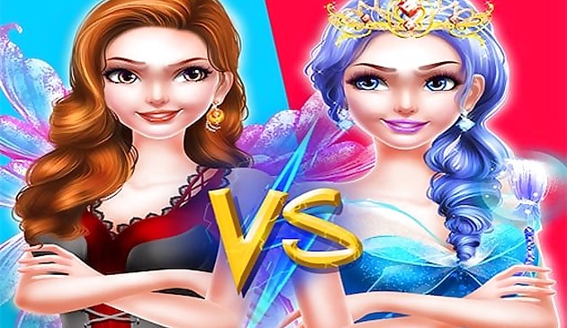 Pro Fairy Princess Dress Up VS Witch Make-up