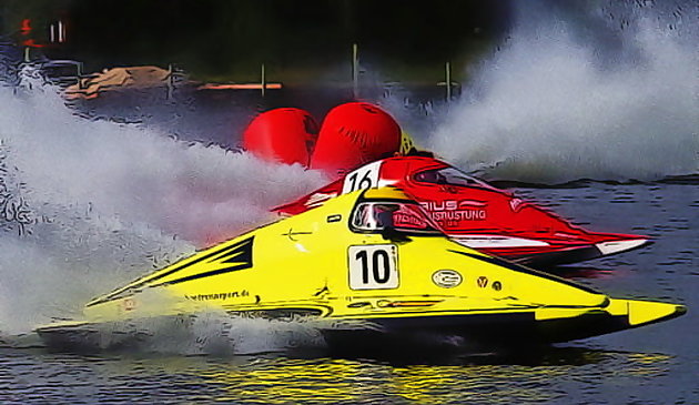 Motorsport-Rennboot