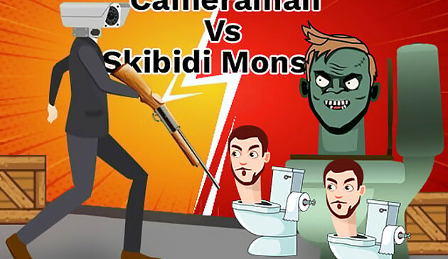 Cameraman vs Skibidi Monster : Bataille amusante
