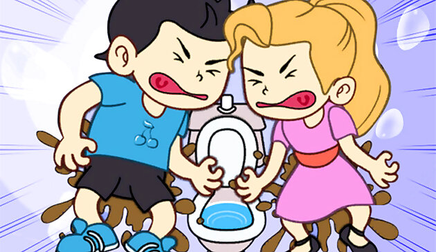 سباق الاندفاع في المرحاض: رسم اللغز