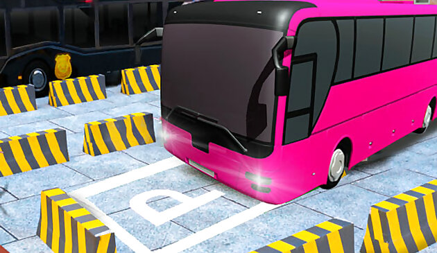 Simulador de estacionamiento de autobuses en línea