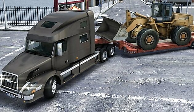 Jeu de simulation de ville de transport de camion