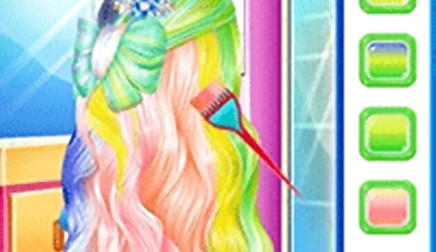 Принцесса модный Радужный дизайн причёсок