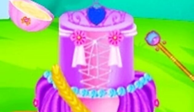 राजकुमारी ड्रेस केक - कलाकंद केक