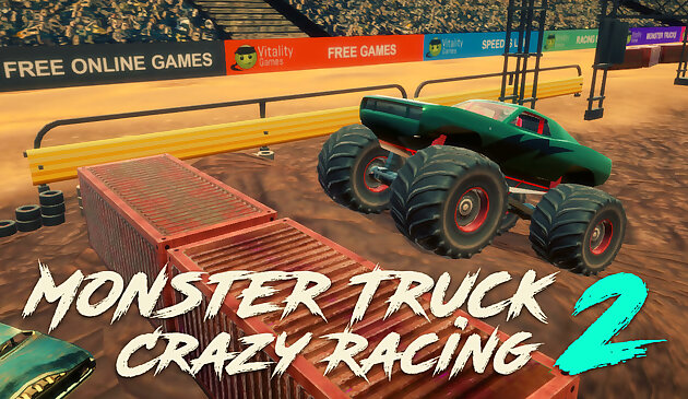 राक्षस ट्रक पागल रेसिंग 2