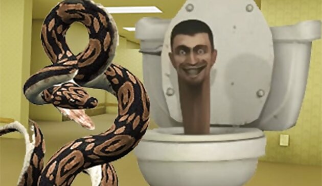 Python Snake Kill Skibidi Toilettes Backrooms