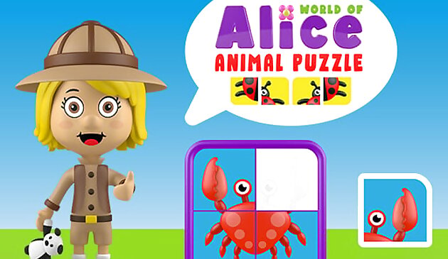 Welt von Alice Tiere Puzzle