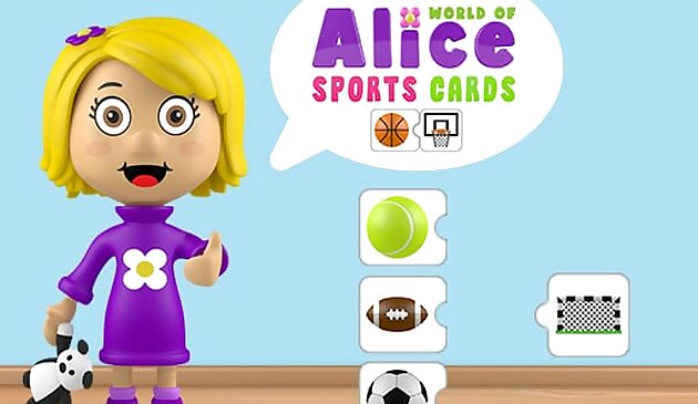 Cartes de sport du monde d’Alice