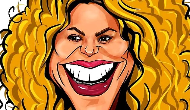 Shakira khuôn mặt hài hước