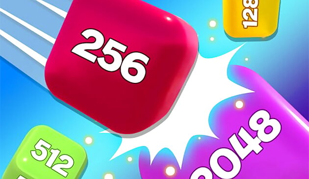 Chain Cube 2048 3D-Merge-Spiel