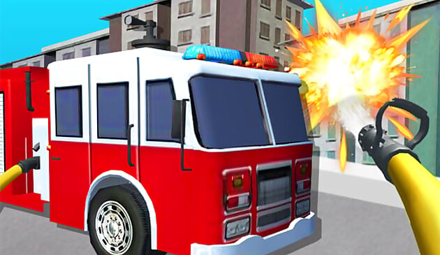 محاكي قيادة شاحنة الإطفاء